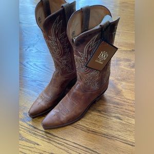 Lucchese 1883 Women’s Mad Dog Goat Leather Western Boots Size 10B